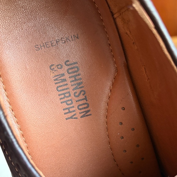 Johnston & Murphy Dark Brown Leather Oxfords - Picture 4 of 7